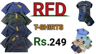 RFD t- shirt collection | आर एफ डी टी-शर्ट | Rs.249only.