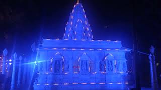 Heavenly blue light | Shri Udyan Ganesh temple, Dadar