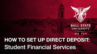 How to Set up a Direct Deposit