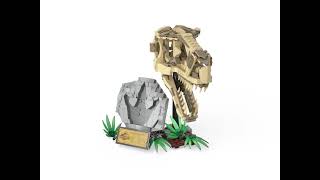 LEGO Jurassic World 76964 Les fossiles de dinosaures : le crâne du T. rex - 360