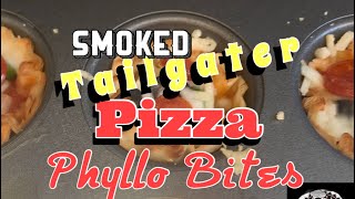 How To Make The Best Tailgating Appetizer Pizza Phyllo Bites #tailgating #phylloshells #pitboss