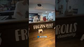 1st Thai Style Rolled Ice Cream Shop in Austin — Frozen Rolls Creamery