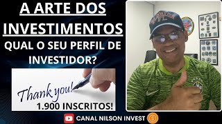 💰CONHECENDO OS 4 PERFIS DE INVESTIDOR! A ARTE DOS INVESTIMENTOS! 💸 ESPECIAL PELOS 1.900 INSCRITOS!