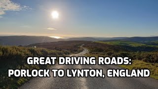 Great Driving Roads: A39 Porlock to Lynton, Exmoor National Park