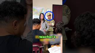 Military Man Surprises Teacher Wife