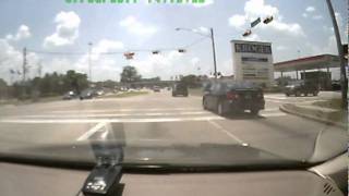 Dash Cam Near Miss on Cypresswood near SH249, Spring, Texas