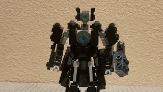 LEGO Skibidi Toilet Building Animation: UPGRADED Titan Cameraman #legomoc #skibiditoilet #shorts