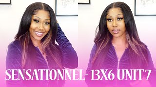 Sensationnel Bare Luxe Glueless Synthetic 13x6 HD Lace Front Wig - 13x6 UNIT 7 |EBONYLINE.COM