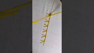 Hand embroidery 🪡 work /hand embroidery border design/#viral #trending  #trendingshorts #gopifashion