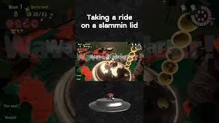 Taking a ride on a slammin lid #splatoon3 #splatoon #salmonrun