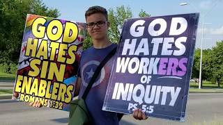 Westboro Baptist Church protests Ted Nugent, Blue Oyster Cult & Jack Russell's Great White