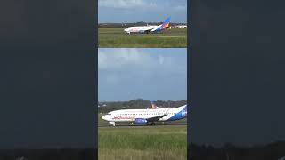 Classic Jet2 737-300 takeoff from LBA #aviation #planespotting #airport #leedsbradfordairport