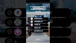 5 AI Mempermudah Dalam Pembuatan Konten  #ai