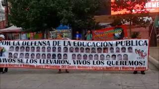 Salimos a la calle para exigir la aparición con vida de los 43 normalistas de Ayotzinapa