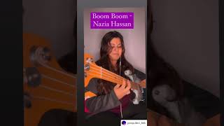 Nazia Hassan and her songs #naziahassan #80s #pop #biddu #disco #bass #bassplayer #boomboom #music