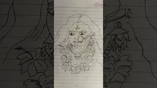 Navratri special Maa Kali Easy Drawing || Mata Kali ki drawing