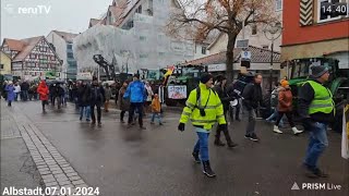 Albstadt - Bauernprotest 07.01.2024