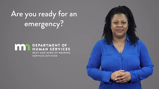 Are you ready for an emergency?