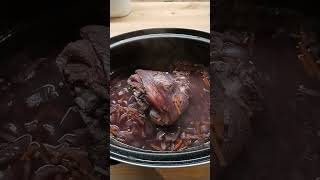 Pork knee in red wine - Vepřové koleno na červeném víně