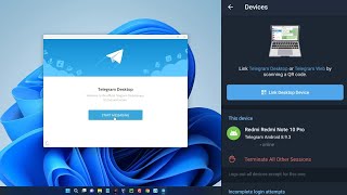 How to install and Connect Telegram on Windows 11