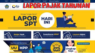 cara Laporan Pajak Tahunan melalui DJP Online