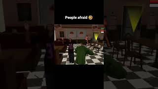 Gta San Andreas people afraid 🤣 #short #gtaonline #gtaonline