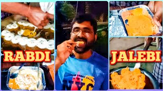 Special RABDI Jalebi | Jalebiwala | famous Surat | Delicious | Street food explore | making | eating