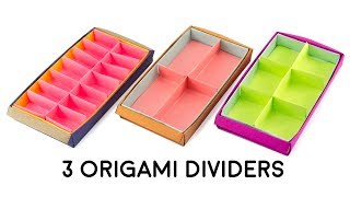 Origami Box Divider Tutorial - DIY Organisation - Paper Kawaii