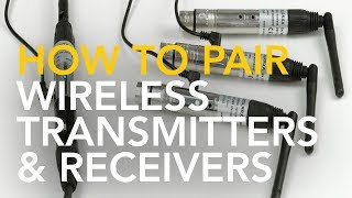 How to Pair Event Lighting Wireless Transmitter and Receiver - Tutorial