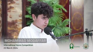 Mohammad Modaffar | AlFurqan International Quran Competition - Finals Under 16