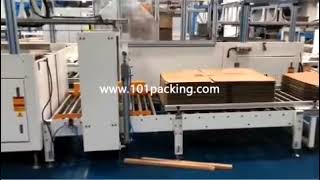 Automatic horizontal type big box carton erecting forming machine