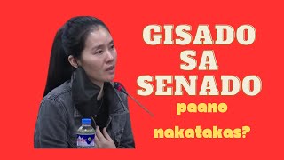 SHIELA GOU GINISA SA SENADO!!!    Paano nakatakas?