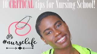 10 NURSING SCHOOL TIPS | HOW TO SURVIVE NURSING SCHOOL!