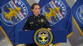 LMPD Chief Humphrey Bi-weekly Press Conference 10-2-24