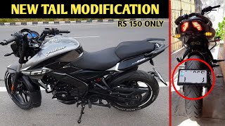 NEW MODIFICATION ON NS 200 |🔥 NS 200 NUMBER PLATE MODIFICATION | FULLY MODIFIED NS | @rkcreations03