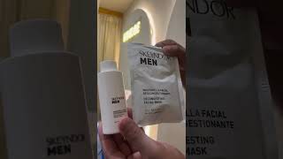 Revitalize Your Skin: Skeyndor's Men's #facialroutine | #skincareroutine #salon #salontreatment