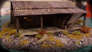 Scratch Building a spooky abandoned cabin