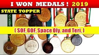 Medals Hi Medals! | SOF, GOF, Space Olympiad, TALLENTEX || I WON MEDALS!! || #topper #olympiad