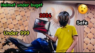 Best helmet under 999 🫨 || 2024 made in India helmet || Dev Ratra || duro , Si mark , safe helmet |