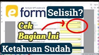 Nilai Pajak Kurang Bayar EFORM Dan Hitung Manual Berbeda?