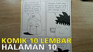 Cara Membuat Komik 10 Lembar (Halaman 10 Berjudul Ikhlas)