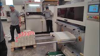 paper bowl roll die punching machine working in Saudi Arabia