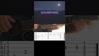 Olivia Rodrigo - Vampire intro ( guitar cover ) + tab