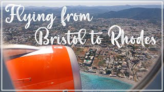 Flying from Bristol to Rhodes 🇬🇷 ✈️