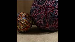 I finished the part 10 ball - Rubber band ball part 79