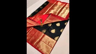 Black Red Sari