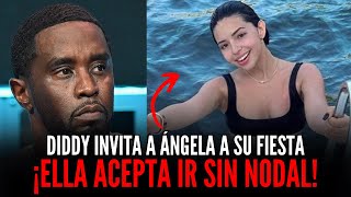 Fiesta Exclusiva: Diddy INVITA a Ángela Aguilar y Ella VA SIN NODAL “Iré Vestida de Blanco” 😳