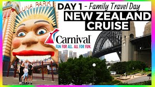 DAY 1  -  Travel Day NEW ZEALAND CRUISE Carnival Splendor