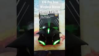 X16 Pro True Wireless Stereo Gaming Earbuds