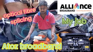 optical fibre splicing Hello friends, today I am sharing a very nice video with you my job